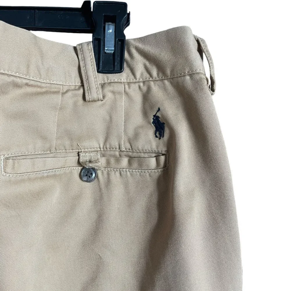 Polo Ralph Lauren Classic Cotton‎ Twill Chino Pants Tan 36/32
